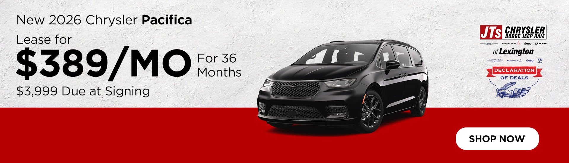 New 2026 Chrysler Pacifica 