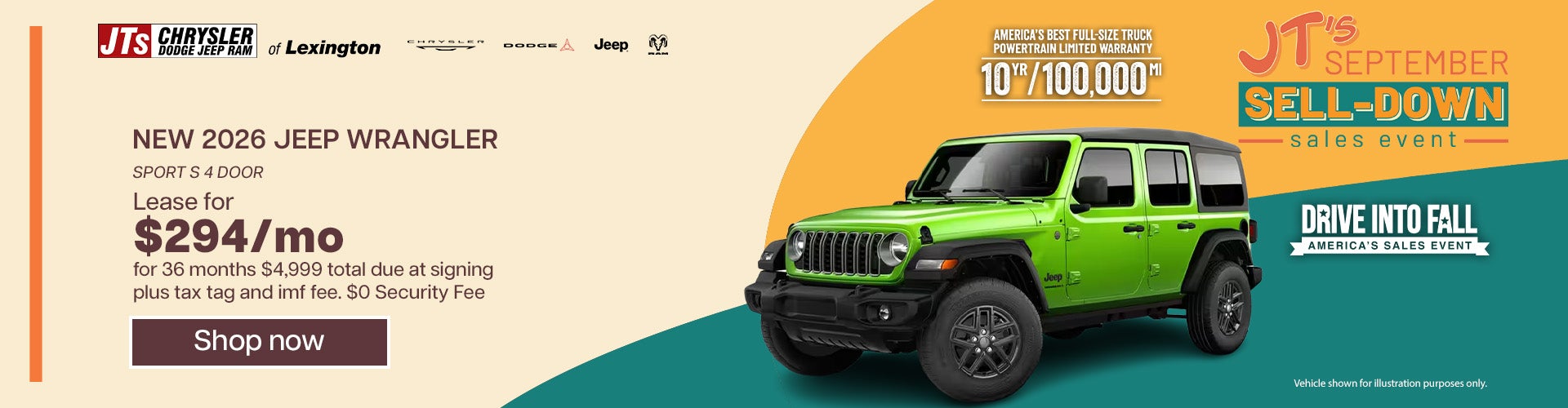 New 2026 Jeep Wrangler Sport S 4 Door